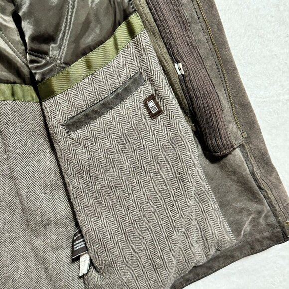 Danier Soft Leather Jacket Coat Brown Thinsulate Lining Men's Size S - Picture 13 of 16